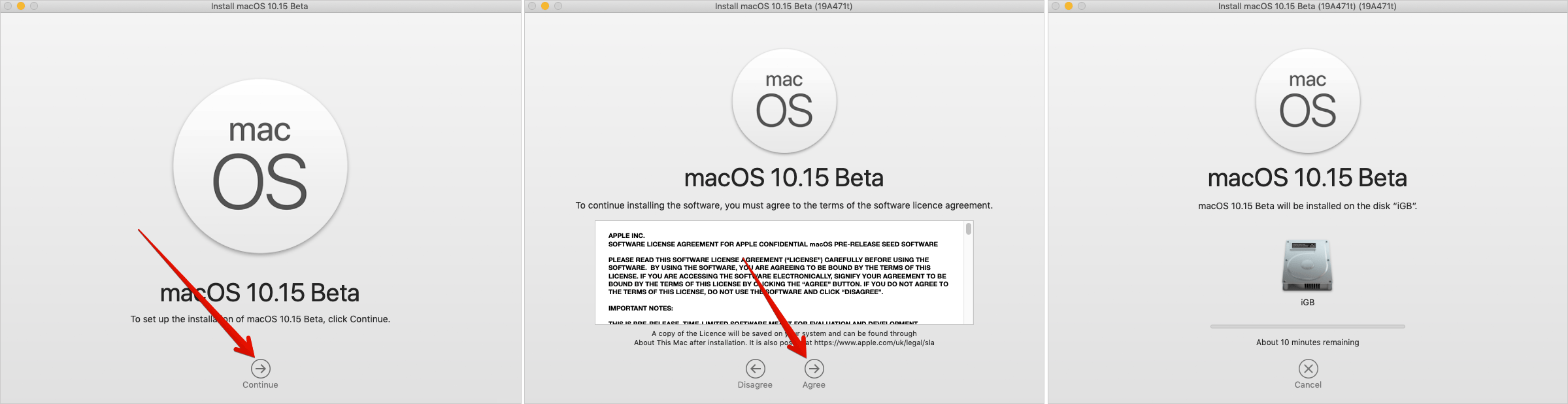 Установите MacOS Catalina на Mac без учетной записи разработчика