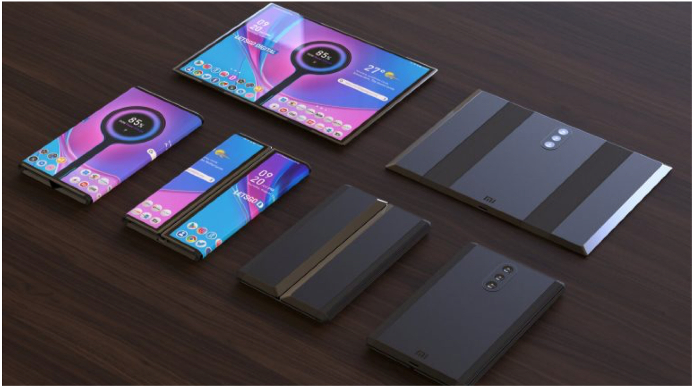 Xiaomi запатентовала смартфон, который превращается в планшет 2