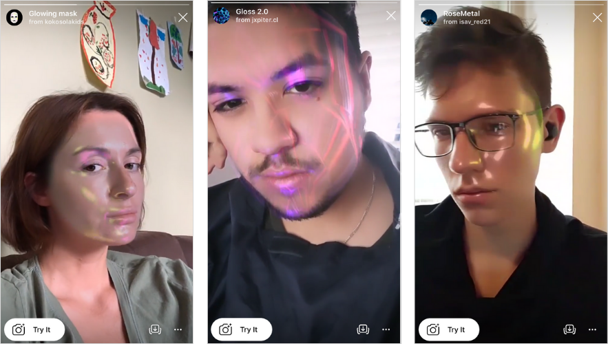 Создайте Instagram Фильтр рассказов: Зеркальные маски 