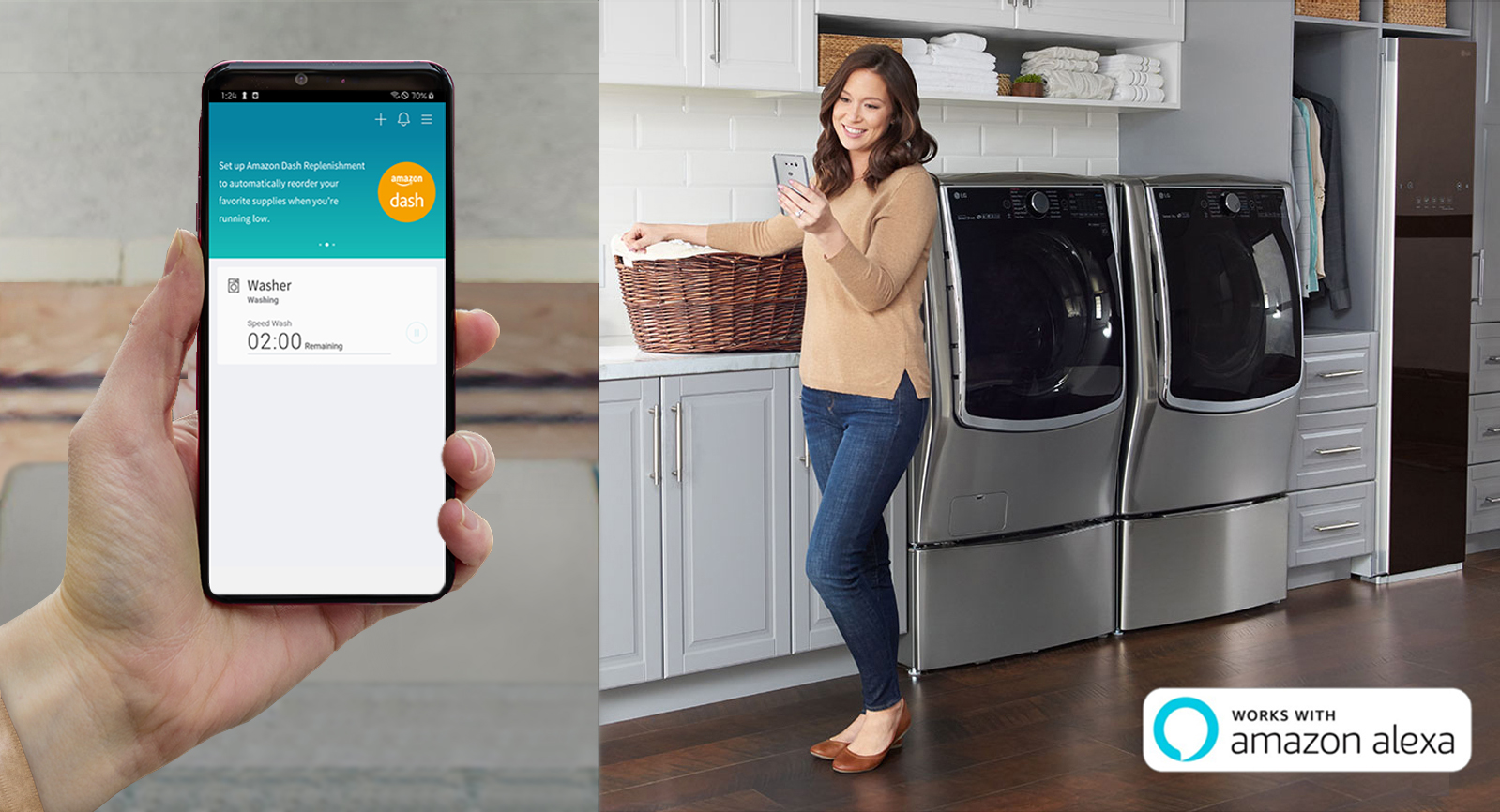 LG стиральные и посудомоечные машины будут заказывать расходные материалы у Amazon автоматически