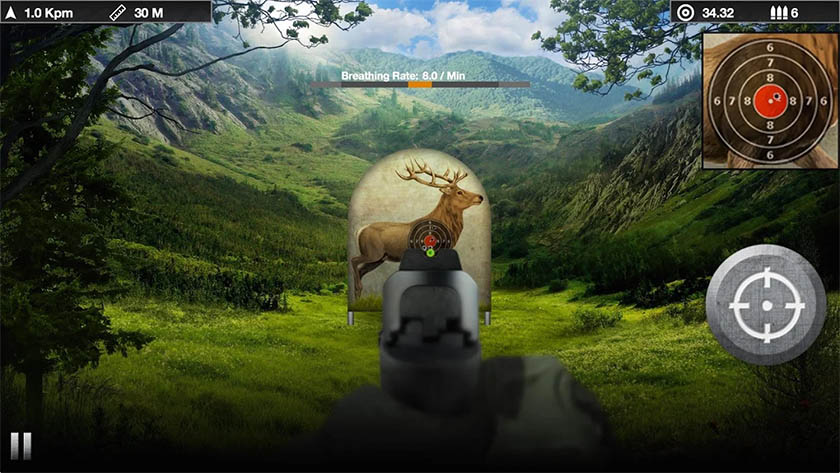 Moose Target Shooting - одна из лучших охотничьих игр для андроид