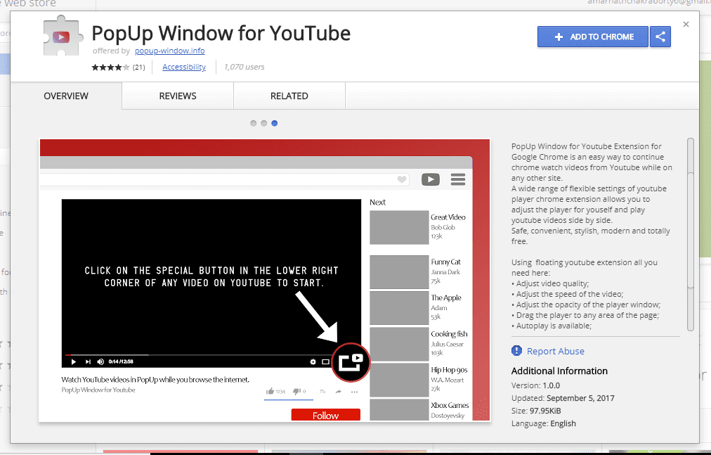 Использование всплывающего окна для YouTube"width =" 1012 "height =" 647 "srcset =" http://tehnografi.com/wp-content/uploads/2019/08/1566513094_211_Как-смотреть-YouTube-Видео-во-всплывающем-окне.png 1012w, https://techviral.net/wp -content / uploads / 2016/10 / Popup-window-1-300x192.png 300 Вт, https://techviral.net/wp-content/uploads/2016/10/Popup-window-1-768x491.png 768w "данные -lazy-sizes = "(максимальная ширина: 1012px) 100vw, 1012px
