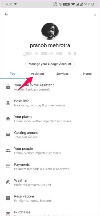 запрещать Google Assistant 3