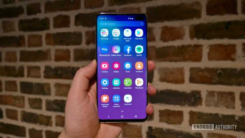 Samsung Galaxy S10 One UI приложение ящик