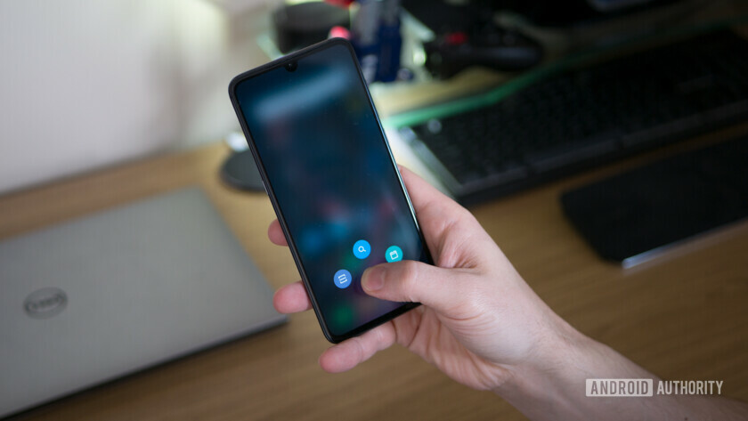 Xiaomi Mi 9 - ярлык с отпечатком пальца