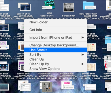 Очистить файлы рабочего стола на Mac