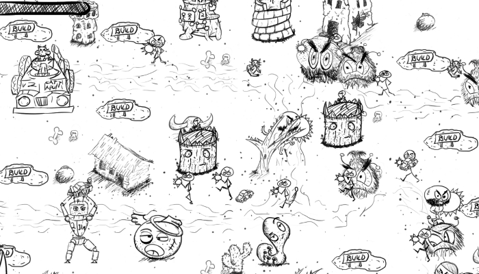Sketch Book Doodles оживают в игре Tower Defense Sketch Wars