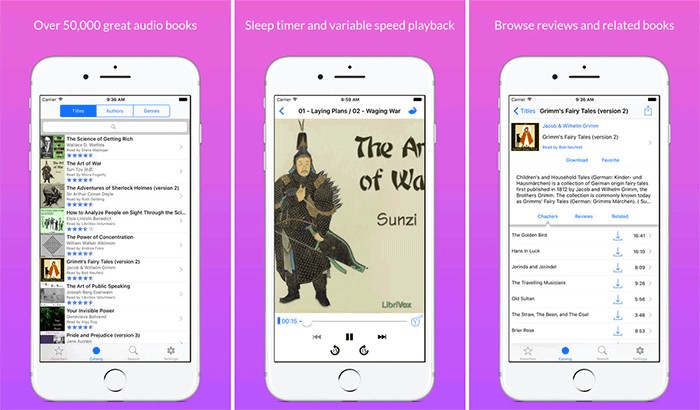 Скриншот приложения LibriVox Audio Books для iPhone и iPad
