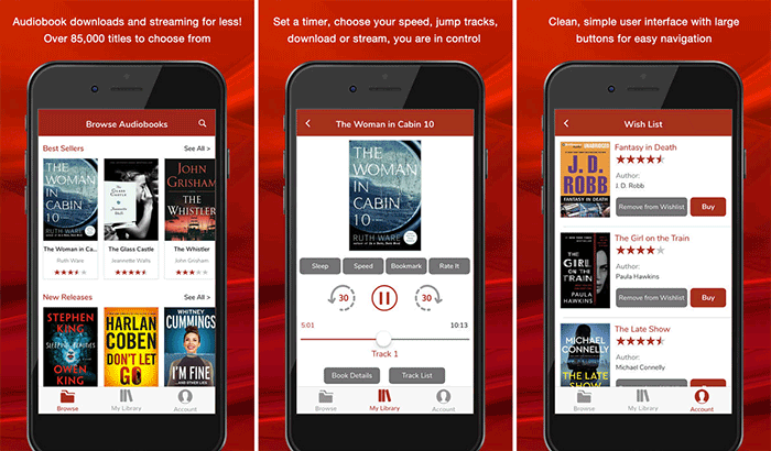 Скриншот аудио книги для iPhone и iPad