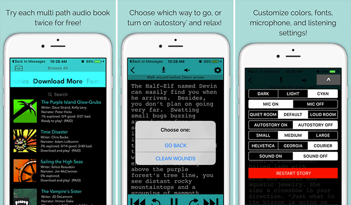 Скриншот приложения Multi Path Audio Book для iPhone и iPad