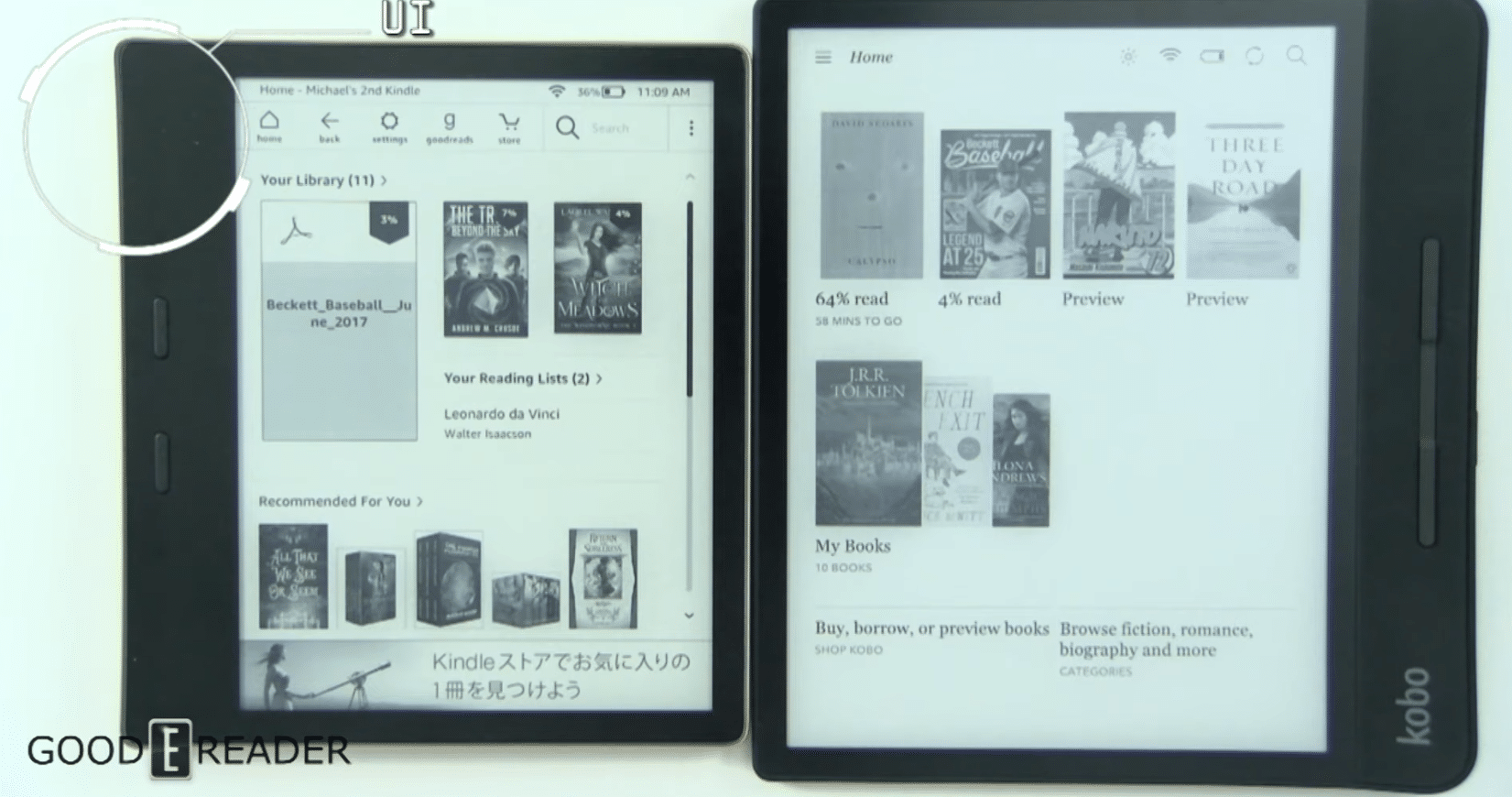 Amazon Kindle  Оазис 3 против Кобо Форма
