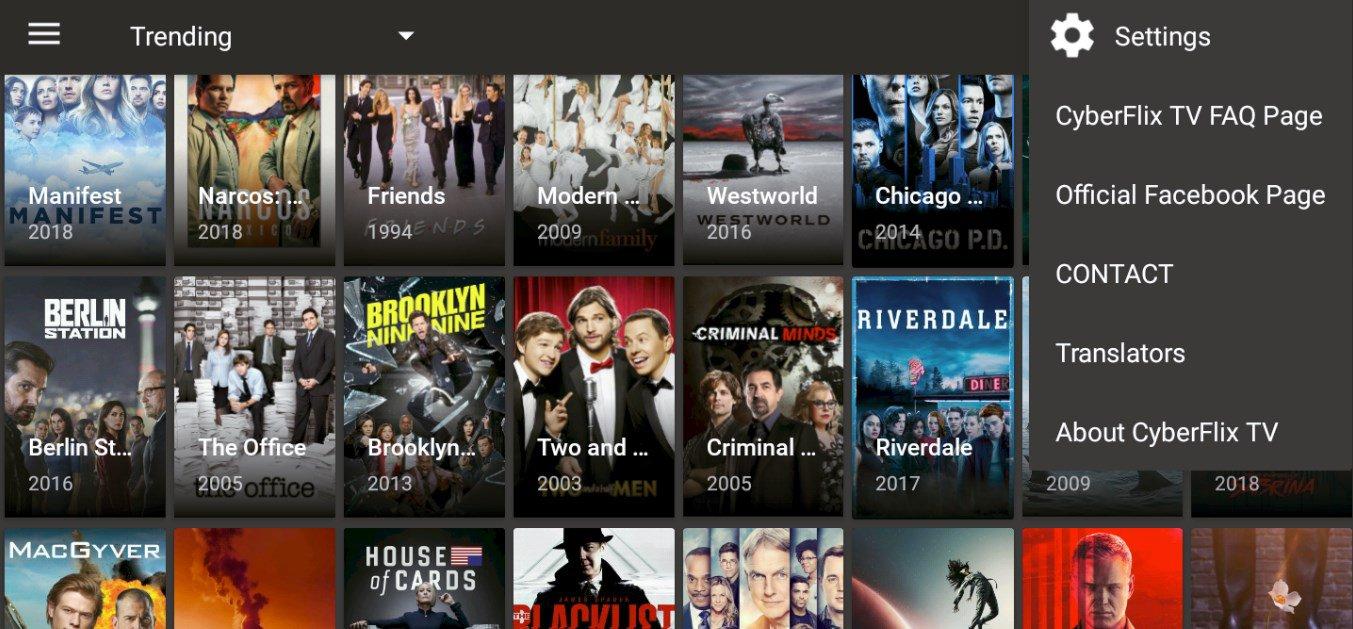 Cyberflix TV APK 3.1.8 для Android (скачать здесь)