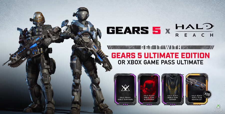 Gears 5 Halo: раскрытый набор персонажей