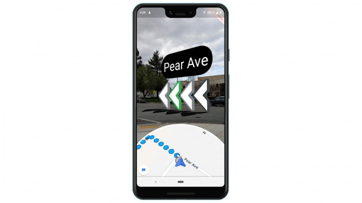 Google Maps Live View для Android iOS