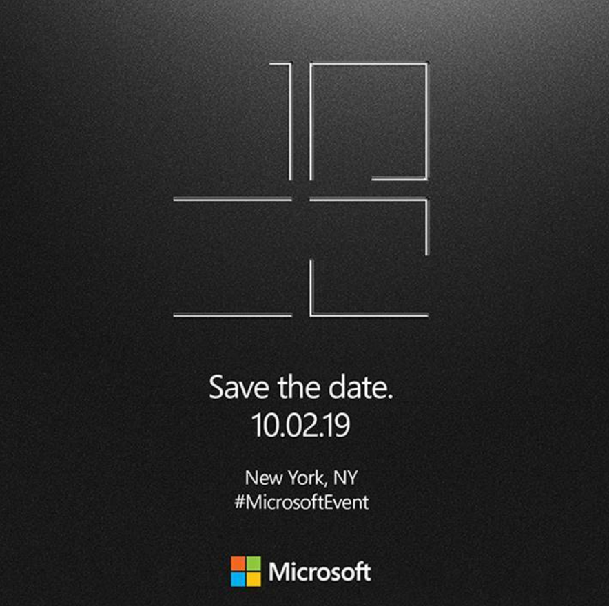 Microsoft to hold an Event of October 2; Might Unveil new Surface Devices