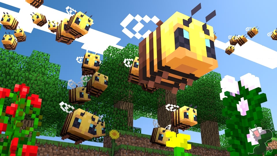 Minecraft Bees - Как сделать улей в Minecraft