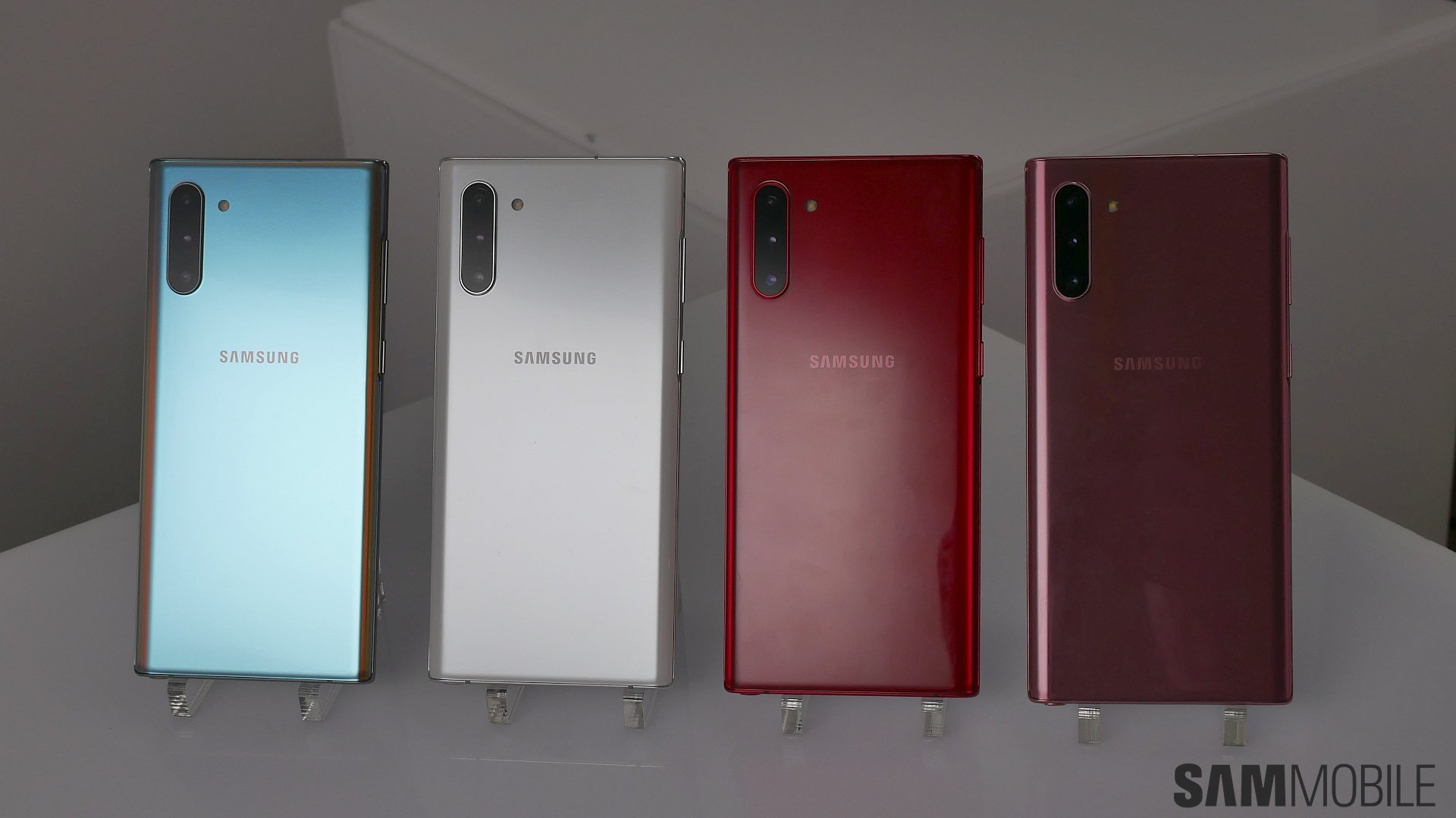 [Poll] Который Galaxy Note  10 цвет тебе нравится больше всего?