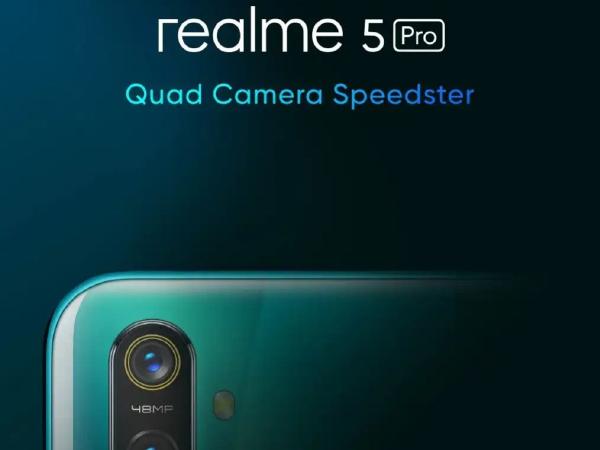 Realme 5 Pro с технологией Snapdragon SoC, подтвержденная 48-мегапиксельная камера