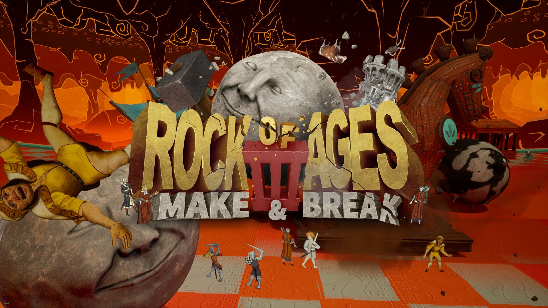 Rock of Ages III: Make & Break объявлено для ПК и консолей