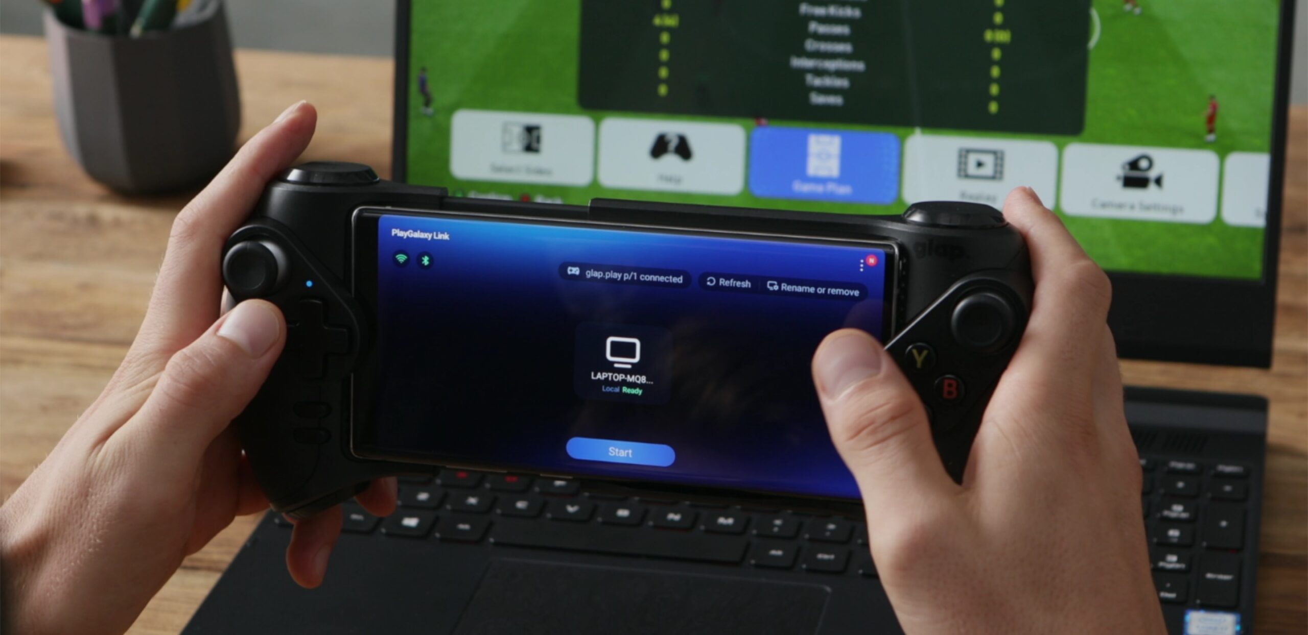 Samsung Galaxy Note  10 есть что-то для игроков. Благодаря PlayGalaxy Link вы можете играть в компьютерные игры на своем смартфоне
