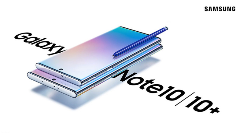 Samsung делает Galaxy Note  10 & Note 10+ Официальный, Большой и Меньший