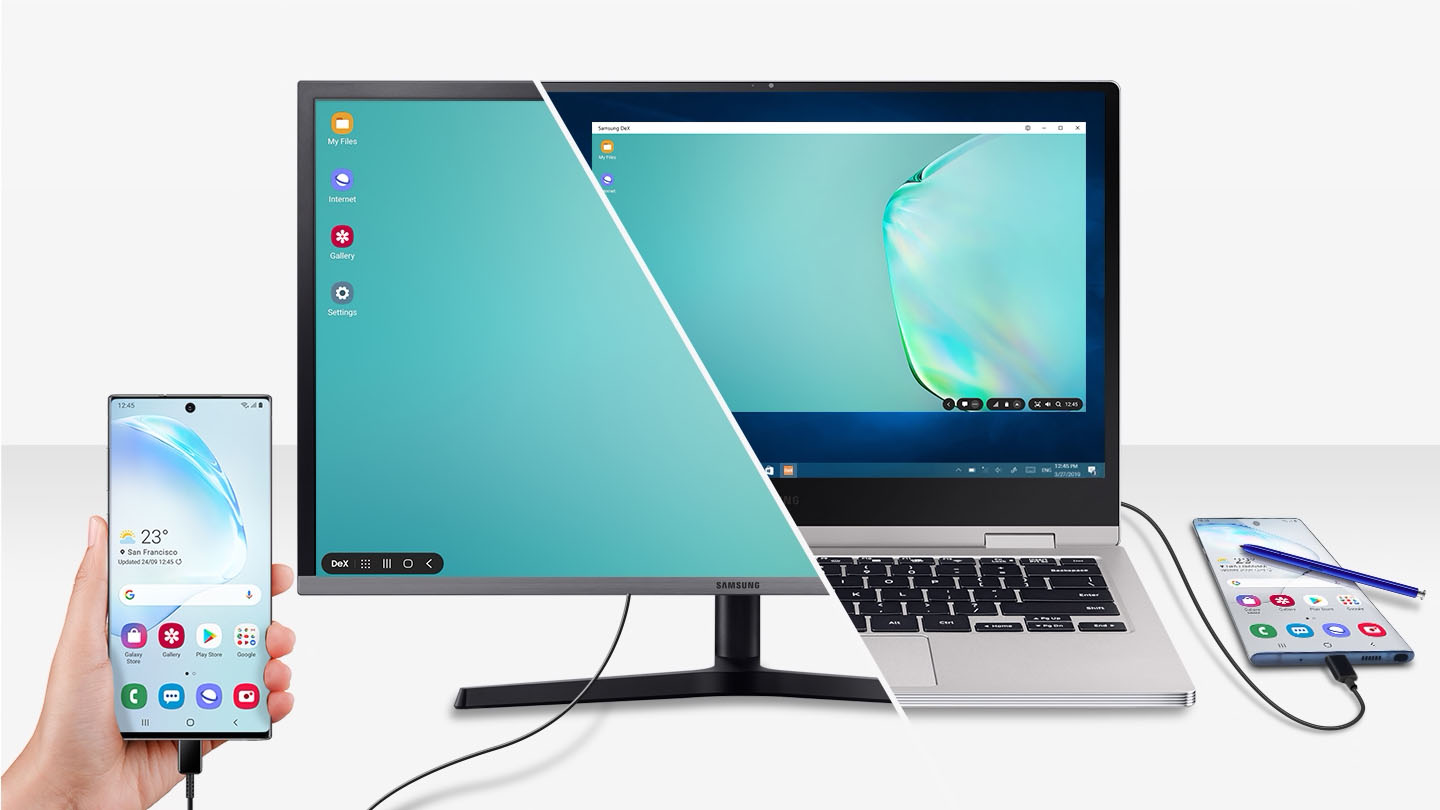 Samsung делает приложение DeX доступным для Windows или Mac