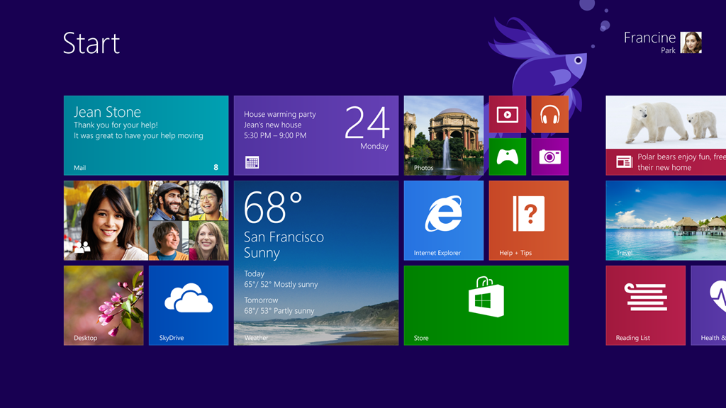 Windows 8.1 ранний выпуск предоставлен членам TechNet и MSDN