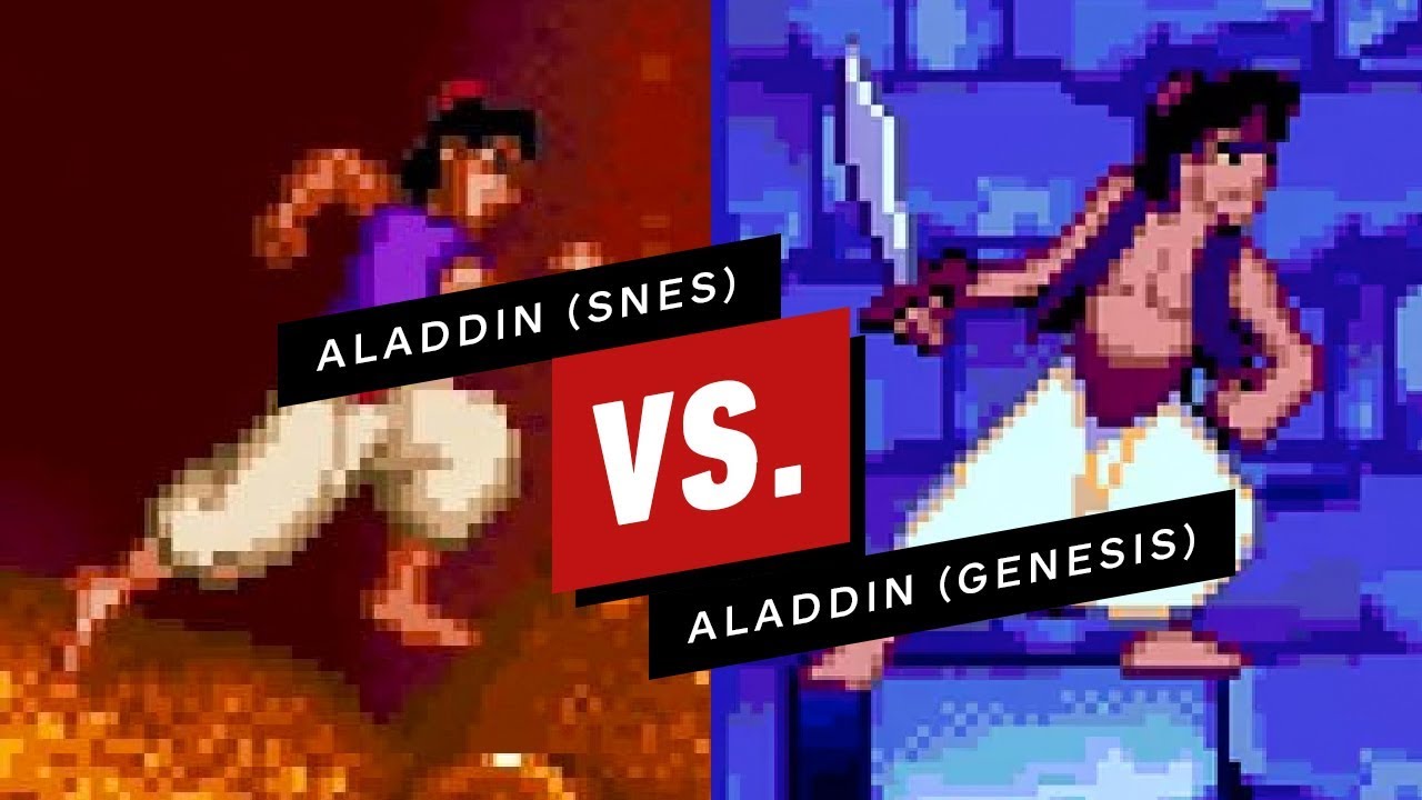 Видео IGN - Аладдин (SNES) против Аладдина (Бытие)