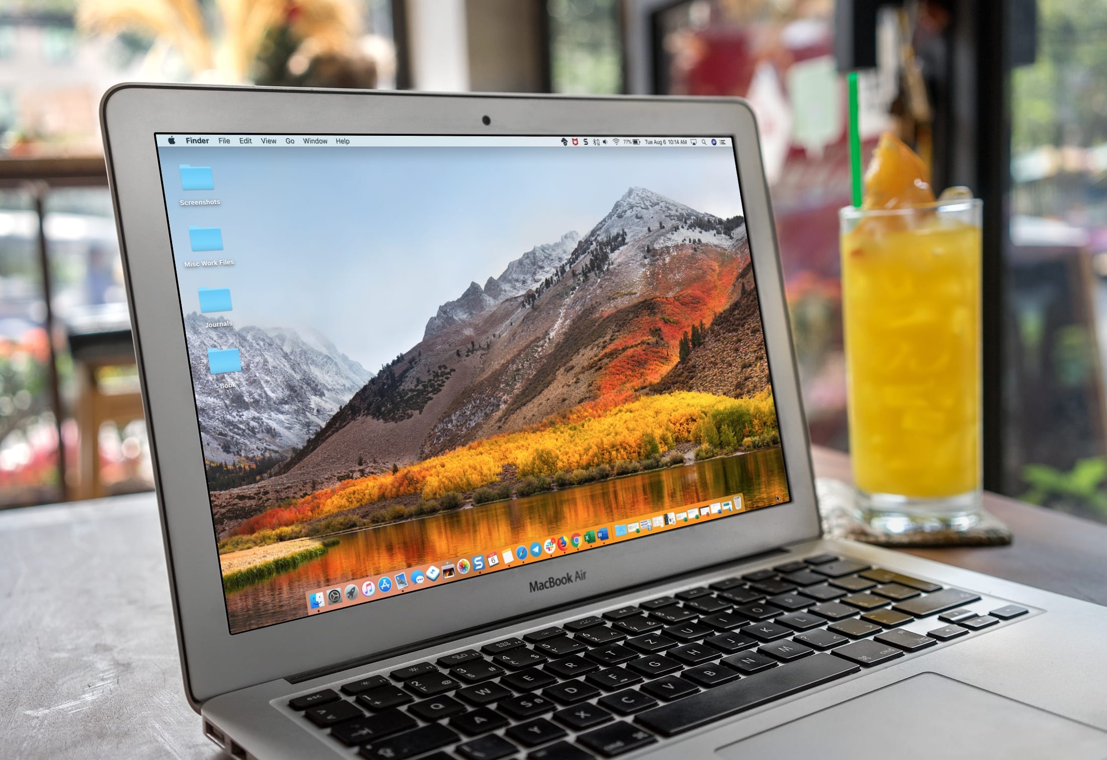 Изменить заставку Mac Wallpaper MacBook Air