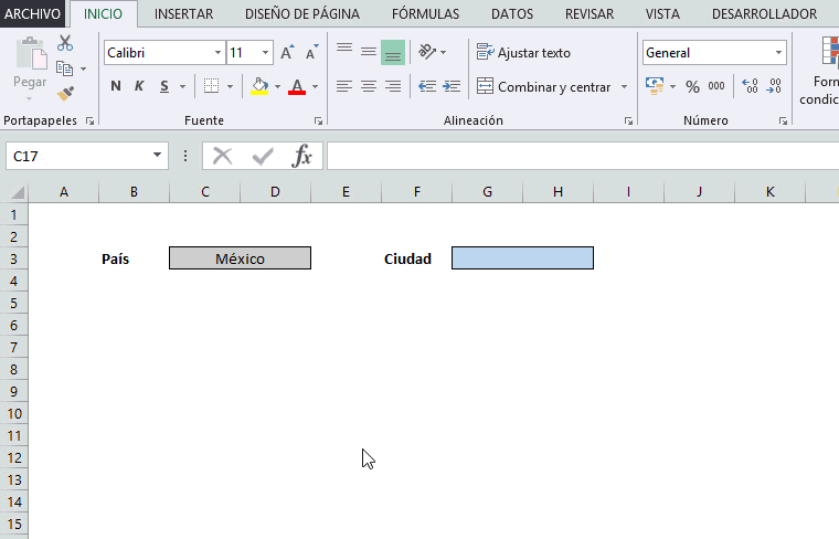 Раскрывающийся список Excel