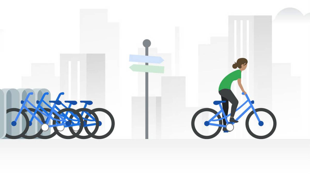 Карты Google подскажут, где можно взять напрокат велосипеды в режиме реального времени