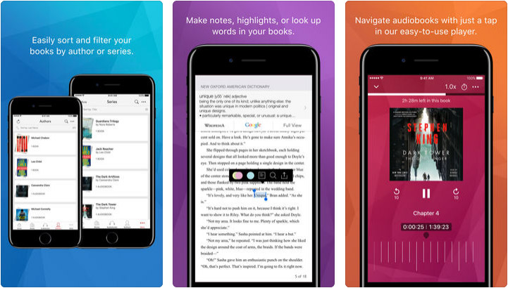 Скриншот приложения Kobo Books для iPhone и iPad Audio Book