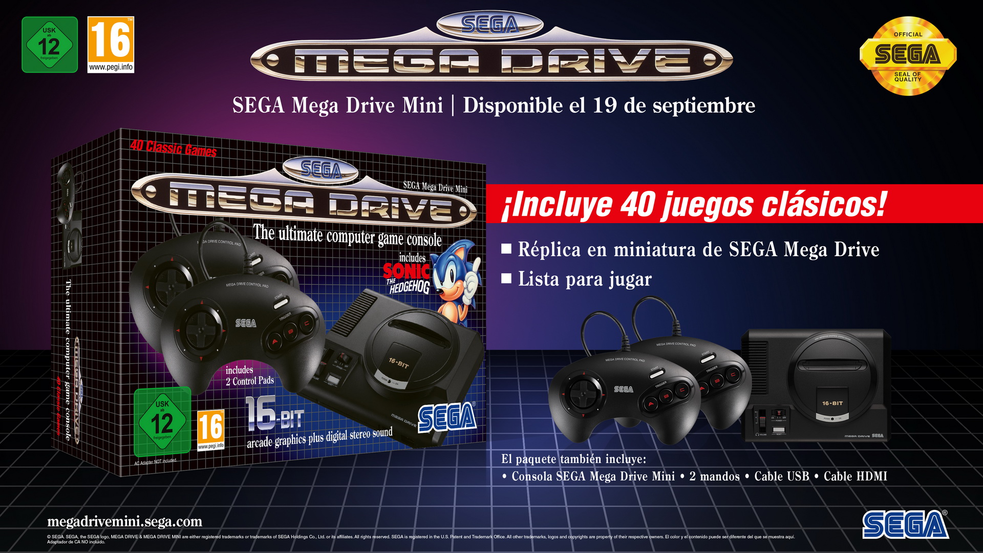Объявлен SEGA Mega Drive Mini