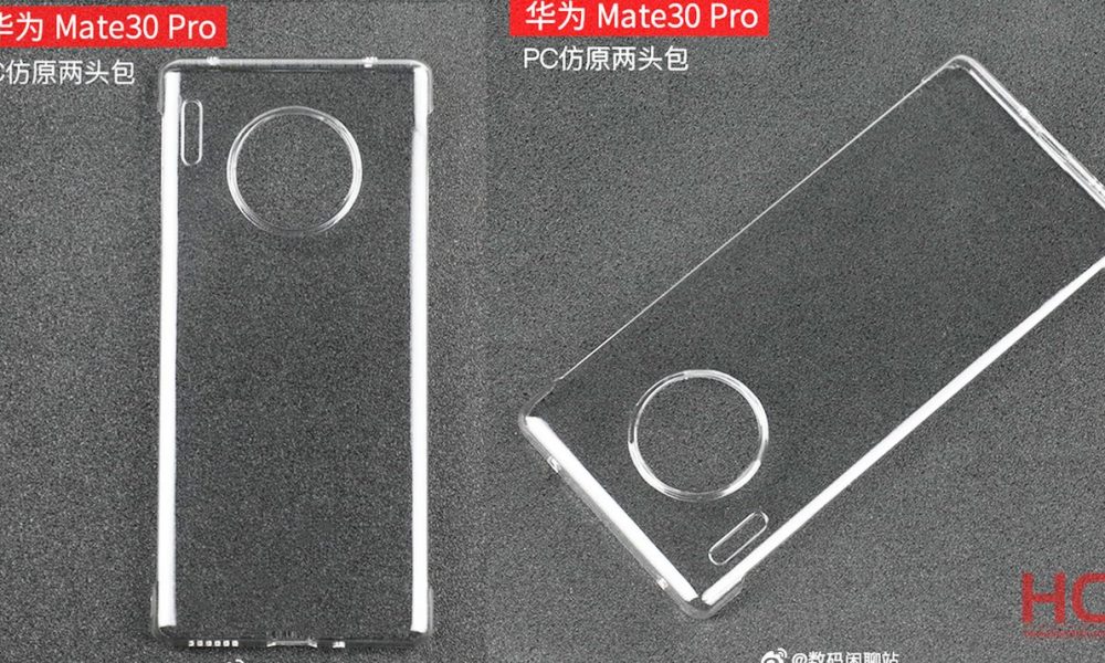 Предполагаемый случай Huawei Mate 30 Pro претендует на круглую настройку камеры заднего вида