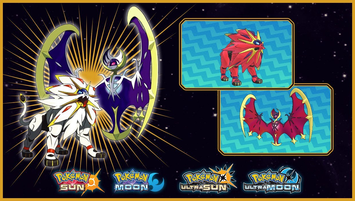 Следующей раздачей Pokemon Pass являются Shiny Solgaleo и Shiny Lunala