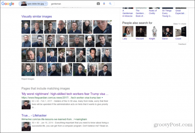 Google Face Search