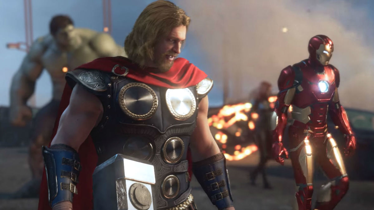новый MarvelДемоверсия игрового процесса «Мстители» показывает жесткую борьбу с боссом 1