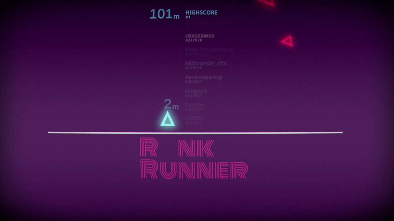 ‘Rank Runner’ - «Бесконечный раннер с пулями в одну кнопку», который ищет бета-тестеров