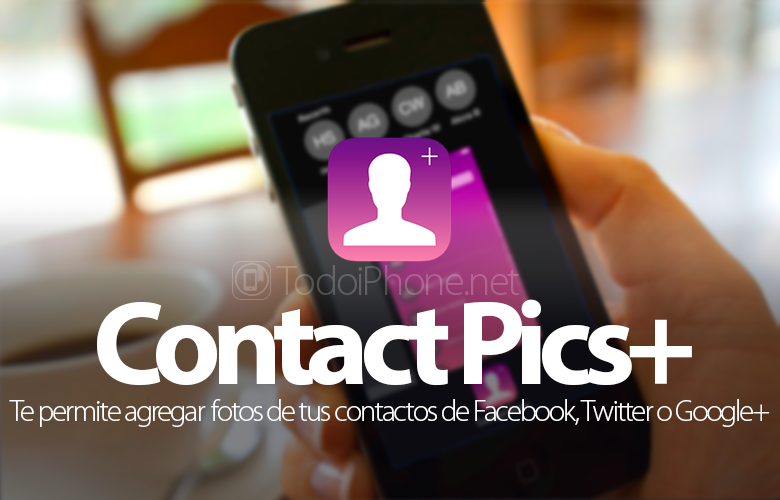 Добавить фотографии в наши контакты iPhone от Facebook, Twitter, Instagram или Google+ 1