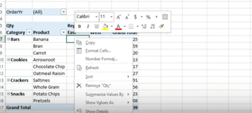Удалить раскрывающуюся стрелку в Excel