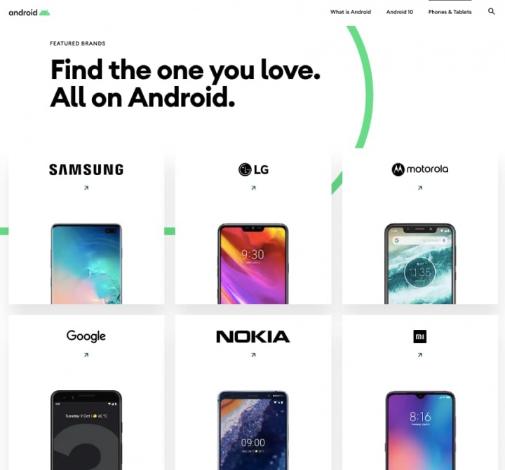 Android 10 Google Huawei производителей