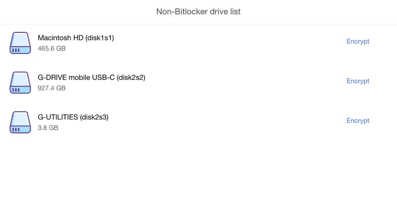 M3 Bitlocker Loader Обзор Список дисков