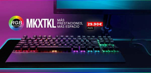 Nuevo teclado MKXTKL de Mars Gaming