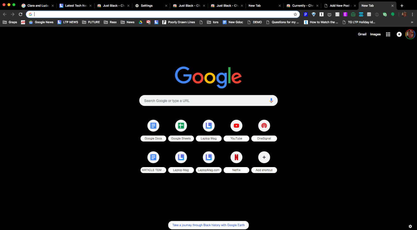 Темный режим для Chrome прибыл на Mac