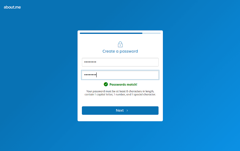 Создать пароль для учетной записи