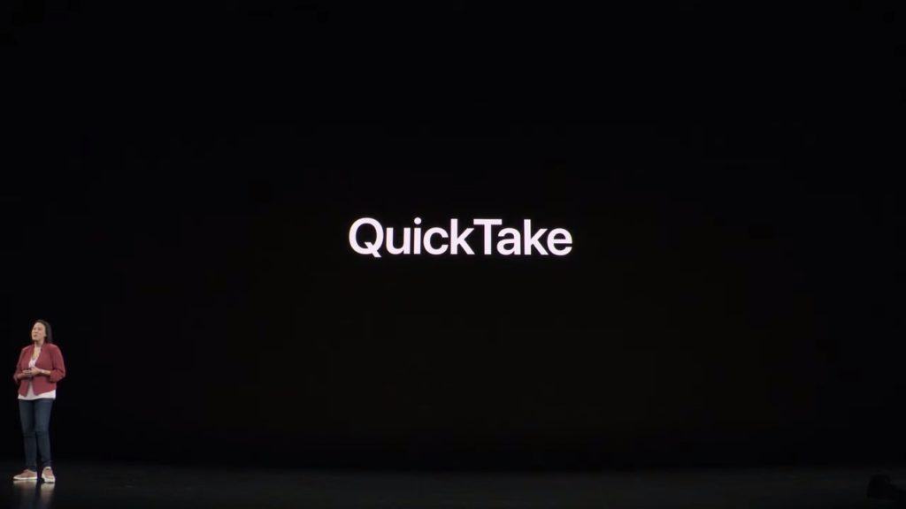 Возможности Quicktake iPhone 11 Pro