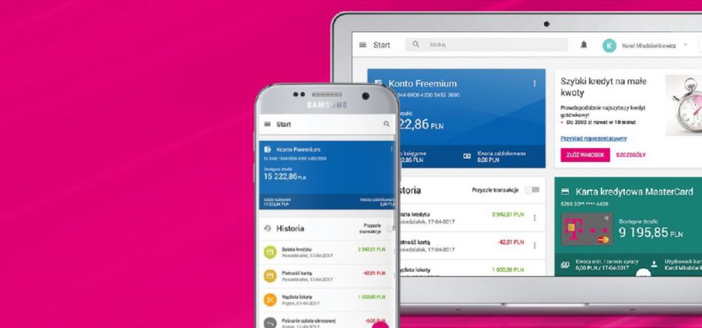 Новая версия T-Mobile Banking Services в веб-версии