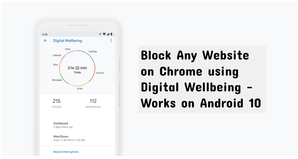 Заблокируйте любой сайт в Chrome с помощью Digital Wellbeing - работает на Android 10