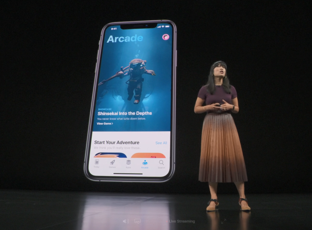 Apple  продемонстрировал свой новый игровой сервис Apple Аркада