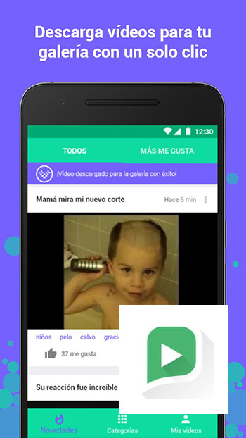 Используйте приложение «Смешные видео для WhatsApp» для Android